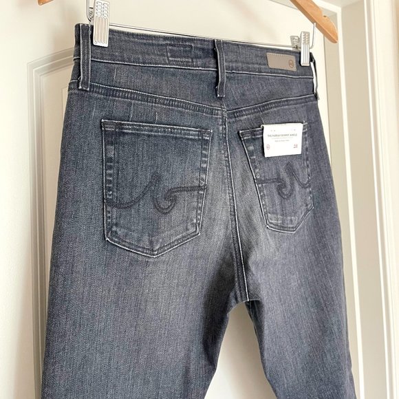 *NWT* Ag Adriano Goldschmied Jeans "The Farrah Skinny Ankle" in Grey Pearl Sz 28 - Picture 10 of 12